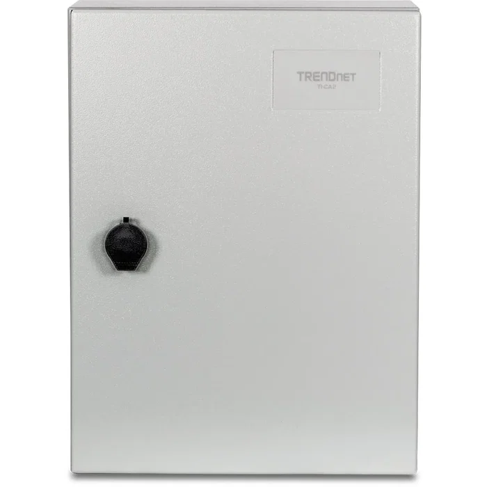 Trendnet TI-CA2 Armario de acero IP66 para equipos de red exterior, carcasa con cerradura para montaje en pared y DIN-Rail, ideal para switches y PoE