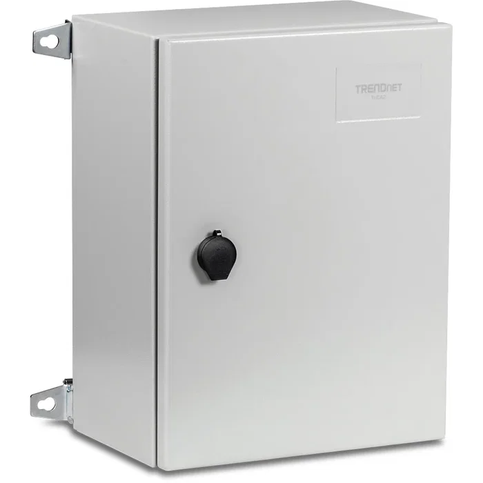 Trendnet TI-CA2 Armario de acero IP66 para equipos de red exterior, carcasa con cerradura para montaje en pared y DIN-Rail, ideal para switches y PoE