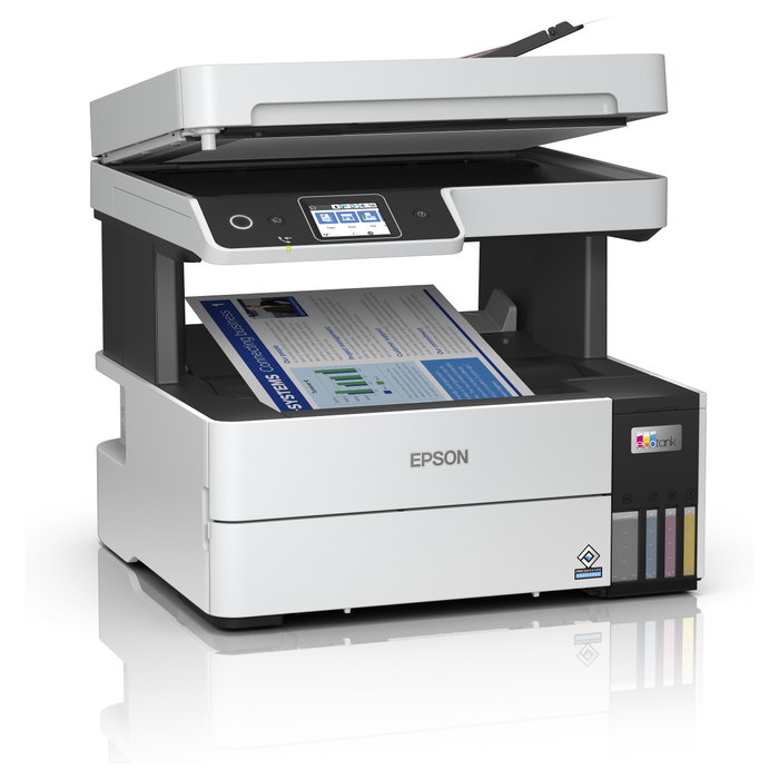 Epson ET-5170 EcoTank Impresora Multifunción 4en1 A4 Inyección Tinta Color LAN WiFi ADF Duplex 4800x1200 DPI