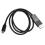 V7 V7UCDP-2M Cable Adaptador USB-C a DisplayPort 1.2 (Macho-Macho) 2 m, 21.6 Gbps, 4K UHD a 60 Hz, Plug & Play, Negro