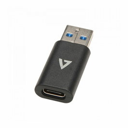 V7 v7usb3ac cambiador de género para cable usb a usb c negro