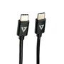 V7 V7USB2C-1M Cable USB C a USB C 2.0 de 1 Metro, Negro - 480 Mbps, Carga 3A, para Transferencia de Datos y Energía