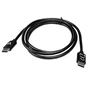 V7 V7USB2C-1M Cable USB C a USB C 2.0 de 1 Metro, Negro - 480 Mbps, Carga 3A, para Transferencia de Datos y Energía