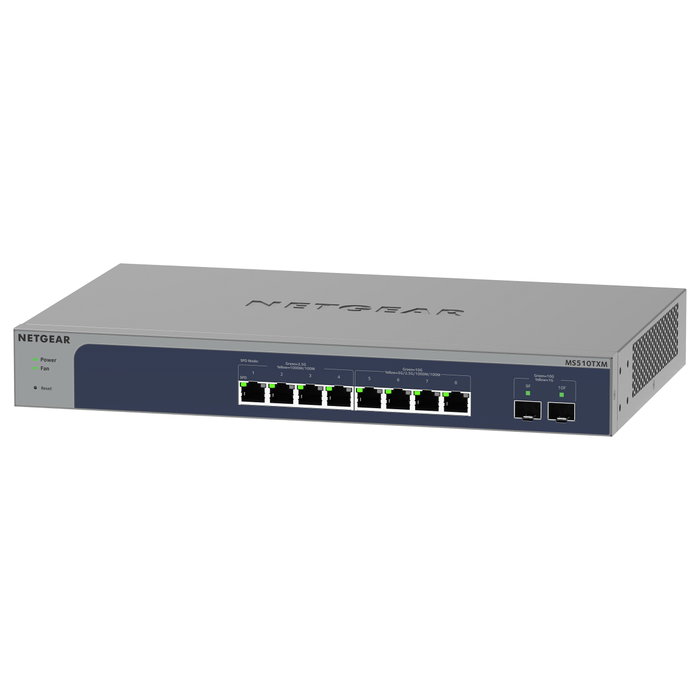 NETGEAR MS510TXM Switch Gestionado L2/L3/L4 de 8 Puertos 10G Ethernet y 2 SFP+, Montaje en Rack, 140 Gbps NETGEAR MS510TXM Switch Gestionado L2/L3/L4 de 8 Puertos 10G Ethernet y 2 SFP+, Montaje en Rack, 140 Gbps