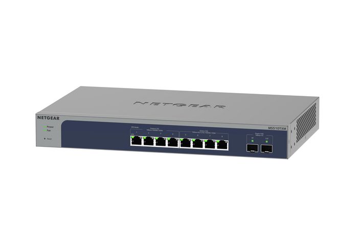 NETGEAR MS510TXM Switch gestionado con 8 puertos 10G y 2 SFP+ NETGEAR MS510TXM Switch gestionado con 8 puertos 10G y 2 SFP+