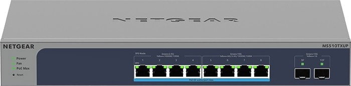 NETGEAR MS510TXUP Switch gestionado 8 puertos 10G PoE++ + 2 SFP+ NETGEAR MS510TXUP Switch gestionado 8 puertos 10G PoE++ + 2 SFP+