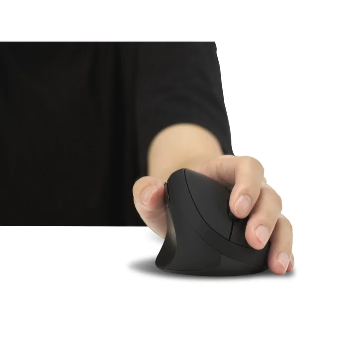 Kensington Pro Fit Ergo Ratón Inalámbrico para Zurdos, Negro