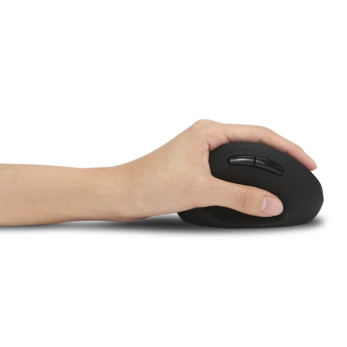 Kensington Pro Fit Ergo Ratón Inalámbrico para Zurdos, Negro