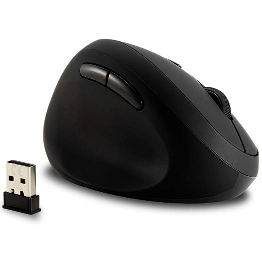 Kensington Ratón Pro Fit Ergonómico Vertical Inalámbrico para Zurdos, 800-1200-1600 DPI, 6 Botones, Negro Kensington Ratón Pro Fit Ergonómico Vertical Inalámbrico para Zurdos, 800-1200-1600 DPI, 6 Botones, Negro
