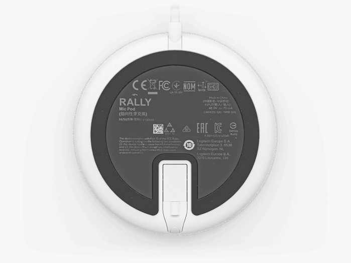 Logitech Rally Mic Pod Blanco Logitech Rally Mic Pod Blanco