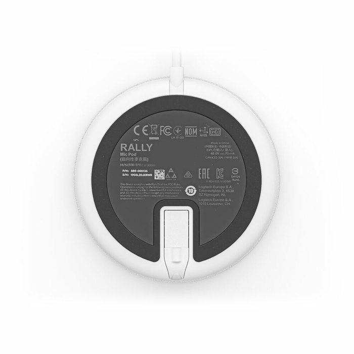 Logitech Rally Mic Pod Blanco Logitech Rally Mic Pod Blanco