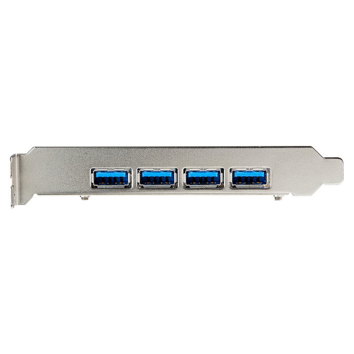 StarTech.com Tarjeta PCIe Adaptadora 4 Puertos USB-A 3.2 Gen 2 de 10 Gbit/s con 2 Controladores, UASP, para Win/Mac/Linux, Negro Metálico - Modelo ASM3142/ASM1812 StarTech.com Tarjeta PCIe Adaptadora 4 Puertos USB-A 3.2 Gen 2 de 10 Gbit/s con 2 Controladores, UASP, para Win/Mac/Linux, Negro Metálico - Modelo ASM3142/ASM1812