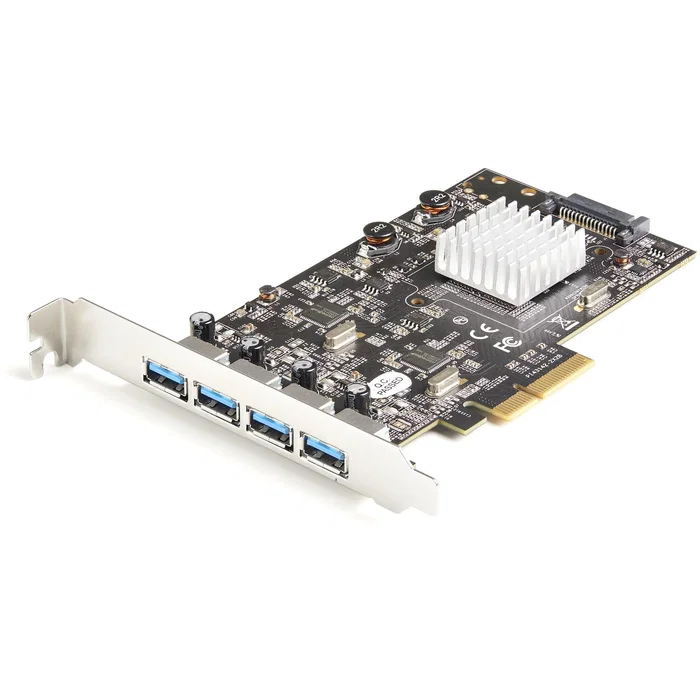 StarTech.com Tarjeta de Expansión PCIe con 4 Puertos USB-A 3.2 Gen 2 (10 Gbps) PEXUSB314A2V2 StarTech.com Tarjeta de Expansión PCIe con 4 Puertos USB-A 3.2 Gen 2 (10 Gbps) PEXUSB314A2V2