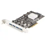 StarTech.com Tarjeta de Expansión PCIe con 4 Puertos USB-A 3.2 Gen 2 (10 Gbps) PEXUSB314A2V2