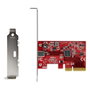 StarTech Tarjeta PCIe con 1 puerto USB-C 3.2 Gen 2x2 de 20Gbps