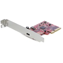 StarTech.com PEXUSB321C Tarjeta Controladora PCIe USB 3.2 Gen 2x2 (20 Gbps) Interna para PC de Sobremesa - 1 Puerto USB-C - UASP - Compatible con Windows, Linux, macOS