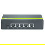 TRENDnet TPE-TG50g Switch de 5 Puertos Gigabit No Administrado con PoE+ (PoE Plus), Negro, 4 Puertos PoE, Presupuesto 31W
