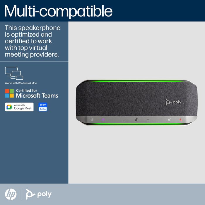Poly Poly Sync 40 Microsoft Teams Certified con adaptador BT700 USB-A
