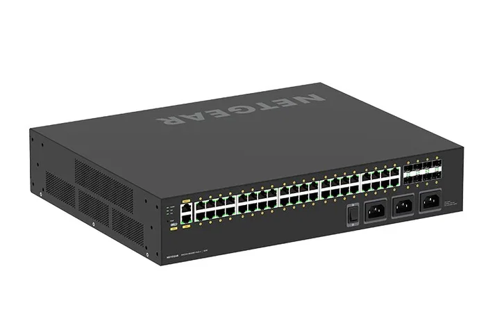 NETGEAR M4250-40G8XF-PoE++ Switch Gestionado L2/L3 de 40 Puertos Gigabit PoE++ (2880W) y 8 SFP+, Montaje en Rack 2U NETGEAR M4250-40G8XF-PoE++ Switch Gestionado L2/L3 de 40 Puertos Gigabit PoE++ (2880W) y 8 SFP+, Montaje en Rack 2U