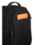 Urban Factory Dailee Mochila Informal 14" para Ordenador Portátil, Negro Nylon, Resistente al Agua, Doble Compartimento, Bolsillos Laterales, Correa para Trolley