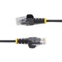 Startech.com Cable de Red Cat6 Delgado 1,5 m Negro RJ-45