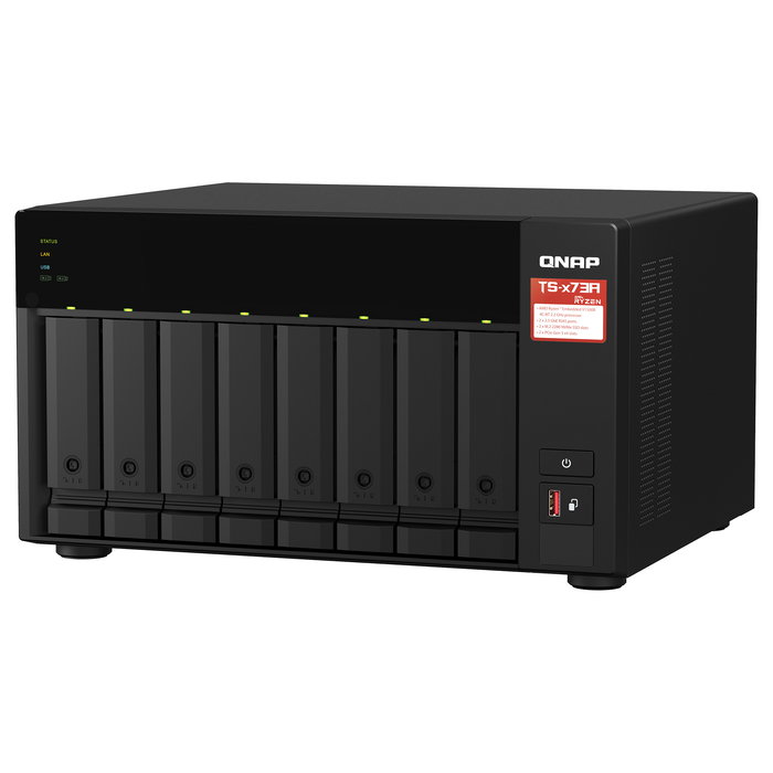 QNAP NAS TS-873A-8G Torre 8 Bahías 3.5"-2.5" 8GB DDR4 AMD Ryzen V1500B QNAP NAS TS-873A-8G Torre 8 Bahías 3.5"-2.5" 8GB DDR4 AMD Ryzen V1500B