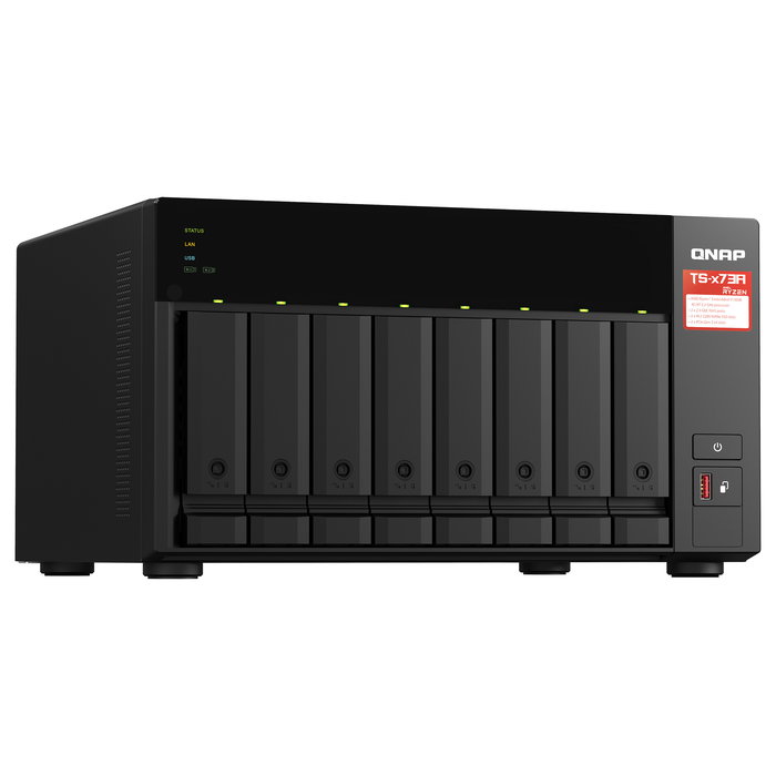 QNAP NAS TS-873A-8G Torre 8 Bahías 3.5"-2.5" 8GB DDR4 AMD Ryzen V1500B QNAP NAS TS-873A-8G Torre 8 Bahías 3.5"-2.5" 8GB DDR4 AMD Ryzen V1500B