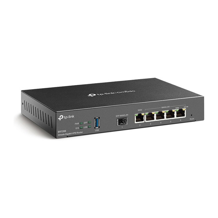 TP-Link Omada ER7206 Router VPN Gigabit Multi-WAN Negro