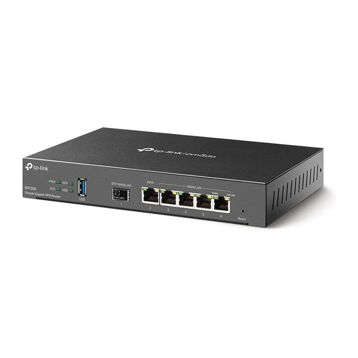 TP-Link Omada ER7206 Router VPN Gigabit Multi-WAN Negro