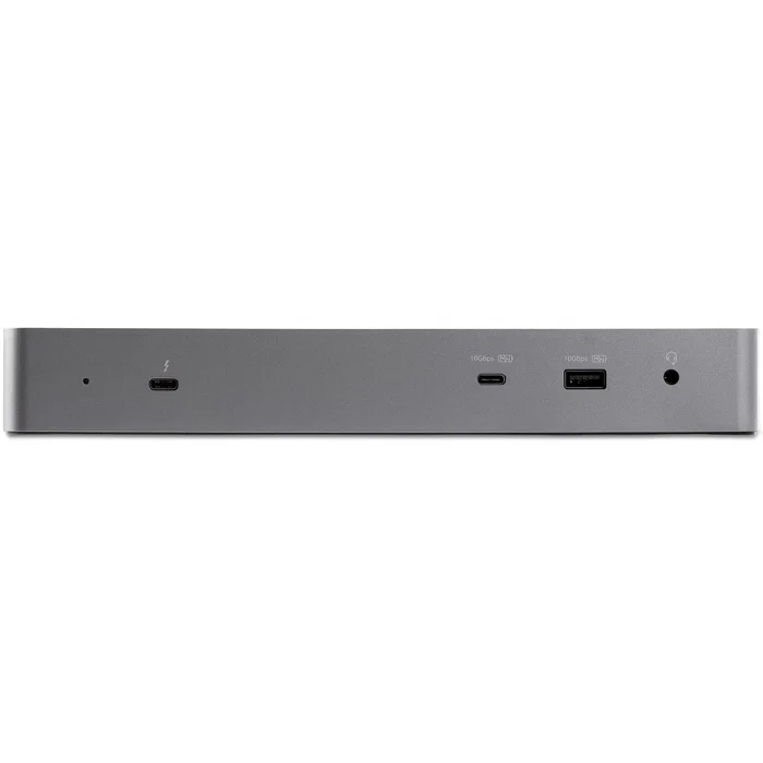 StarTech Docking Station Thunderbolt 3 USB-C para 2 Monitores 4K 60Hz - DisplayPort 1.4 y HDMI 8K - PD 96W - 5x USB 10Gbps - Ethernet Gigabit - Compatible con Mac y PC