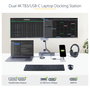 StarTech.com Docking Station Thunderbolt 3 y USB-C Dual 4K 60Hz