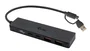 i-tec C31HUBMETAL2A2C Hub USB-C de 4 Puertos (2x USB-A 3.2, 2x USB-C 3.2) 10 Gbps, Metal, Negro, Plug & Play, Compatible con Windows, Mac, Android