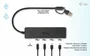 i-tec C31HUBMETAL2A2C Hub USB-C de 4 Puertos (2x USB-A 3.2, 2x USB-C 3.2) 10 Gbps, Metal, Negro, Plug & Play, Compatible con Windows, Mac, Android