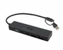 i-tec C31HUBMETAL2A2C Hub USB-C de 4 Puertos (2x USB-A 3.2, 2x USB-C 3.2) 10 Gbps, Metal, Negro, Plug & Play, Compatible con Windows, Mac, Android