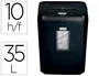 Rexel Promax QS RSX1035 Destructora de Papel Corte Cruzado Negro