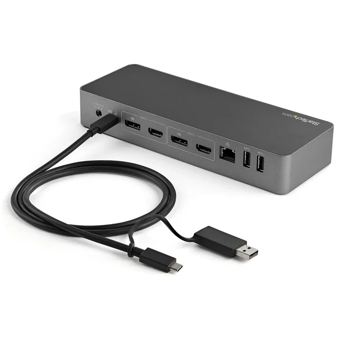 StarTech.com Cable Híbrido USB-C a USB-C de 1m con Adaptador USB-A Negro USBCCADP StarTech.com Cable Híbrido USB-C a USB-C de 1m con Adaptador USB-A Negro USBCCADP