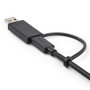 Startech Cable USB-C a USB-A con Adaptador para Carga y Sincronización