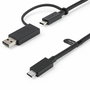 Startech Cable USB-C a USB-A con Adaptador para Carga y Sincronización