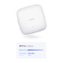 D-Link DAP-X2850 AX3600 WiFi 6 Dual-Band Punto de Acceso PoE 3600 Mbps con 4 Antenas para Montaje en Techo/Pared, Blanco