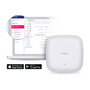 D-Link DAP-X2850 AX3600 WiFi 6 Dual-Band Punto de Acceso PoE 3600 Mbps con 4 Antenas para Montaje en Techo/Pared, Blanco