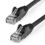 StarTech.com Cable de red Ethernet CAT6 U/UTP LSZH Snagless N6LPATCH3MBK - 3m, Negro, 10Gbps, 100W PoE, Conectores chapados en Oro, 650MHz, Garantía de por Vida
