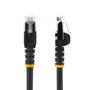 Startech Cable de Red Ethernet Cat6 UTP, Macho-Macho, RJ45, Negro, 3 Metros