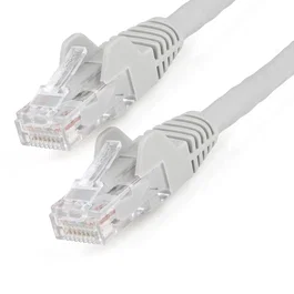 StarTech Cable de Red Ethernet CAT6 UTP Snagless Gris 2m - N6LPATCH2MGR - 10GbE, PoE 100W, LSZH, Cobre 100%, Conectores Chapados en Oro