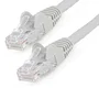StarTech Cable de Red Ethernet CAT6 UTP Snagless Gris 2m - N6LPATCH2MGR - 10GbE, PoE 100W, LSZH, Cobre 100%, Conectores Chapados en Oro