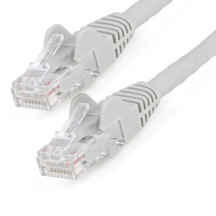 StarTech Cable de Red Ethernet CAT6 UTP Snagless Gris 2m - N6LPATCH2MGR - 10GbE, PoE 100W, LSZH, Cobre 100%, Conectores Chapados en Oro