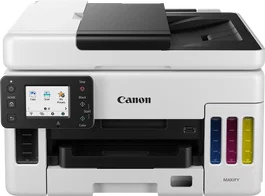 Canon MAXIFY GX6050 Impresora Multifunción con Sistema MegaTank de Tinta, Color, A4, WiFi, Ethernet, Duplex Automático, ADF, 24 ppm Negro