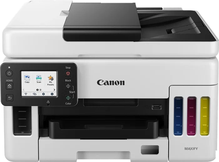 Canon MAXIFY GX6050 Impresora Multifunción con Sistema MegaTank de Tinta, Color, A4, WiFi, Ethernet, Duplex Automático, ADF, 24 ppm Negro Canon MAXIFY GX6050 Impresora Multifunción con Sistema MegaTank de Tinta, Color, A4, WiFi, Ethernet, Duplex Automático, ADF, 24 ppm Negro