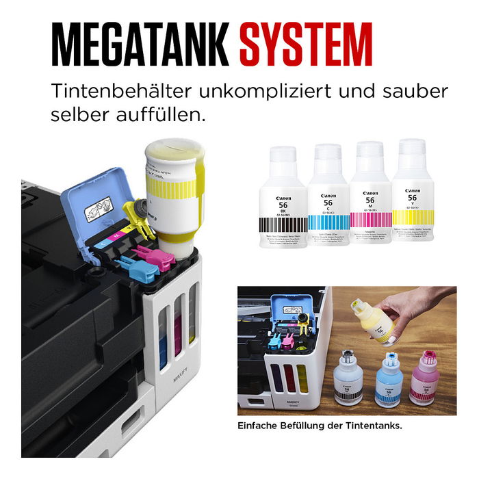 Canon MAXIFY GX6050 Impresora Multifunción Tinta A4 LAN WLAN Duplex ADF