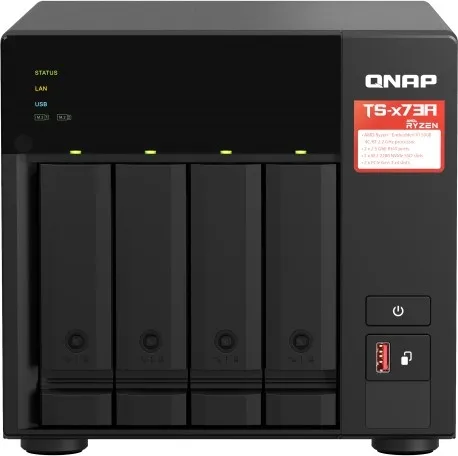 Qnap TS-473A-8G Servidor NAS con AMD Ryzen V1500B y 8GB DDR4