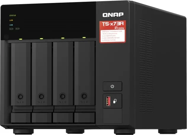 Qnap TS-473A-8G Servidor NAS con AMD Ryzen V1500B y 8GB DDR4